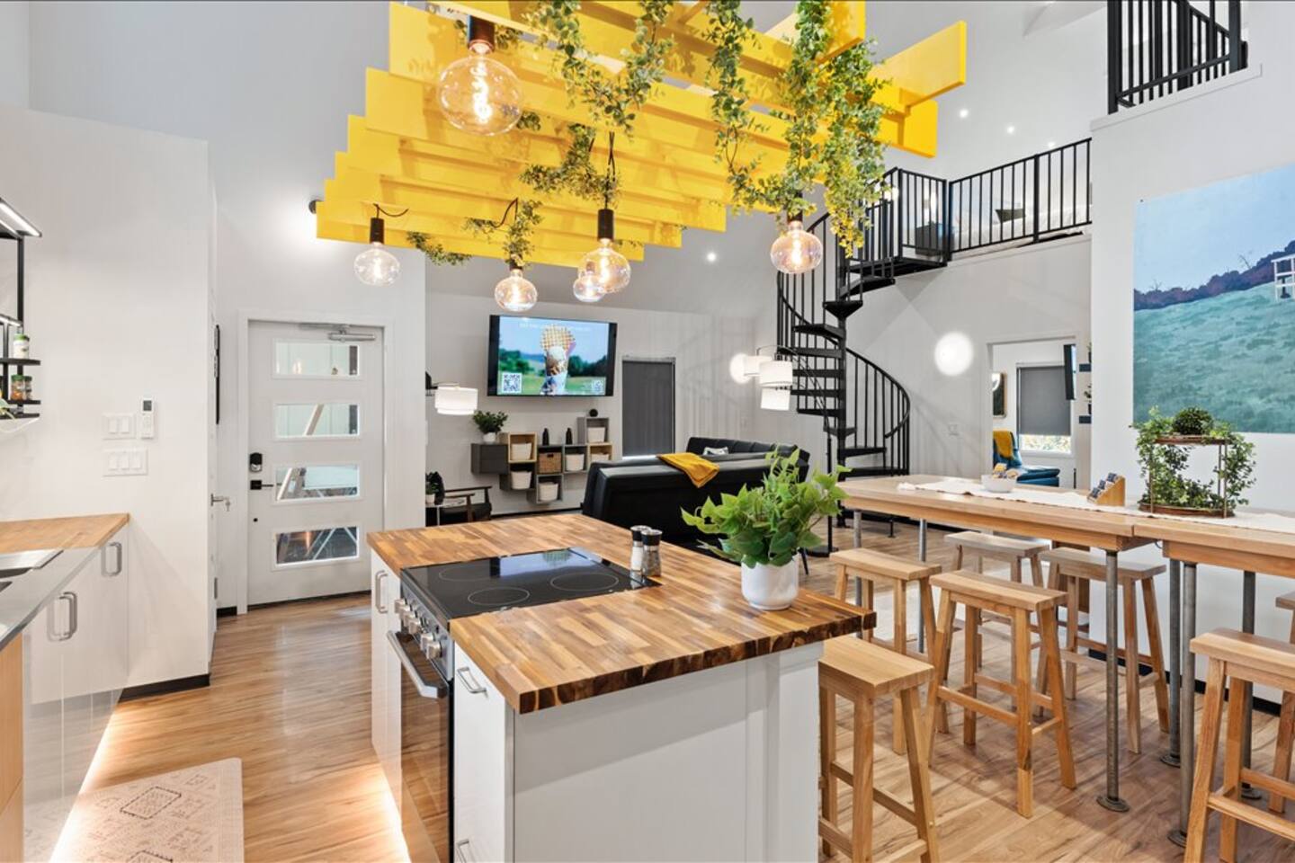 A look around Barndo 1B · Three-bedroom house, one of the three-bedroom barndominium stays guests book for a farm weekend in the Tennessee foothills near the Smokies.